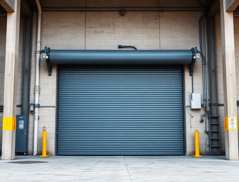 Commercial garage door installation